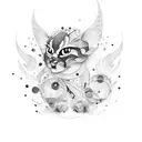 perfectly imperfect tattoo design idea