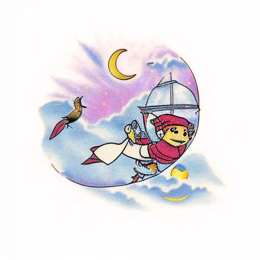 the little prince tattoo design idea