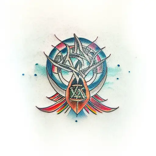 norse yggdrasil tattoo design idea