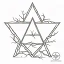 Blair witch symbol tattoo design idea