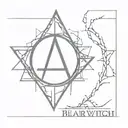 Blair witch symbol tattoo design idea