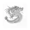 Dragon china tattoo design idea