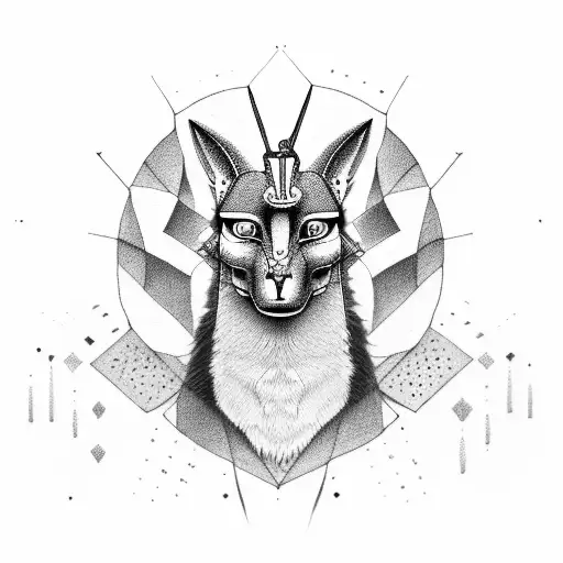 Anubis tattoo design idea