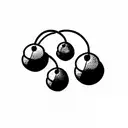 Cherry as bombs  tattoo design idea