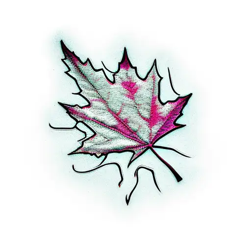 Maple Leaf tattoo design idea