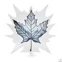 Maple Leaf tattoo design idea