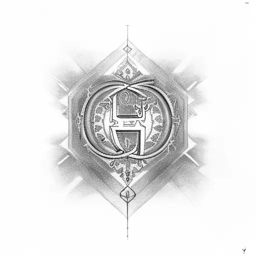 The letter YWEH with lungs and other Christian symbols surrounding it the quote “from first to last i am praising you tattoo design idea
