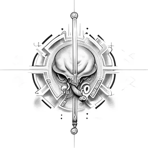 The letter YWEH with lungs and other Christian symbols surrounding it the quote “from first to last i am praising you tattoo design idea