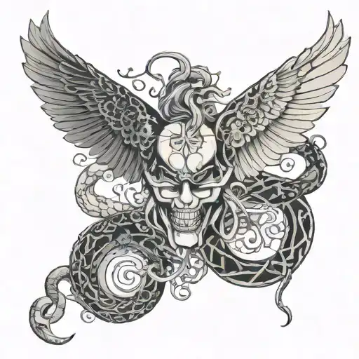 Alice In Chains song intertwined tattoo design idea