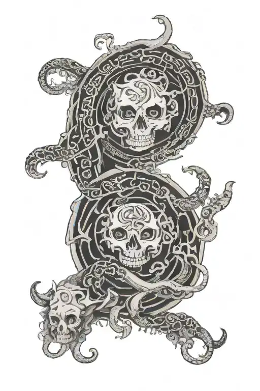 Alice In Chains lyrics intertwined tattoo design idea