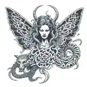 Alice In Chains song intertwined tattoo design idea