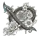 Alice In Chains song intertwined tattoo design idea