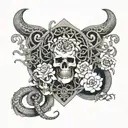 Alice In Chains song intertwined tattoo design idea