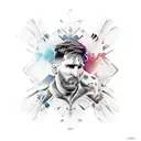 messi tattoo design idea