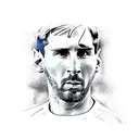 messi tattoo design idea