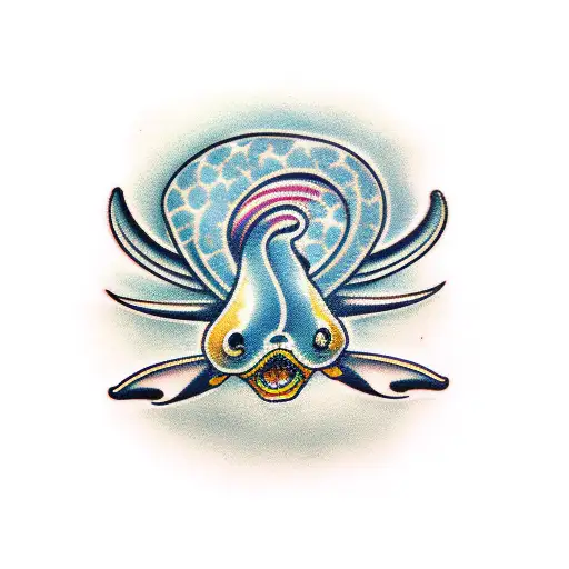 nudibranch tattoo design idea