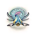 nudibranch tattoo design idea