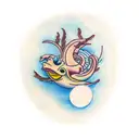 nudibranch tattoo design idea