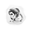 amy winehouse tattoo design idea