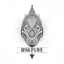 discipline tattoo design idea