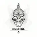 discipline tattoo design idea