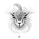 black sheep sleeve tattoo design idea