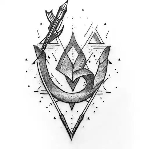 arrow on arm with greek word tattoo tattoo design idea