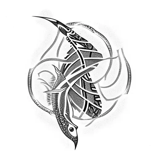 fishbone  tattoo design idea
