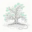 circuit tree of knowledge tattoo design idea