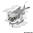 haikyuu fly crow  tattoo design idea