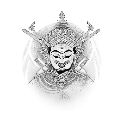 family, nepal, nepali god tattoo design idea