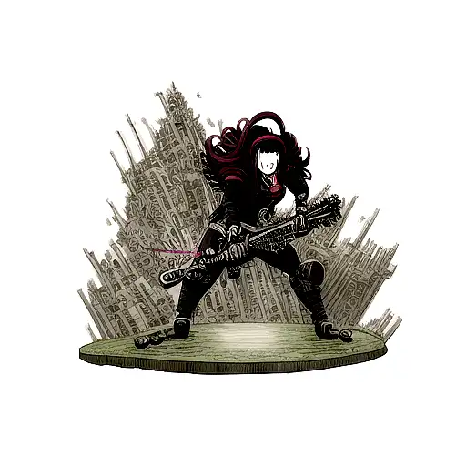 heavy metal tattoo design idea