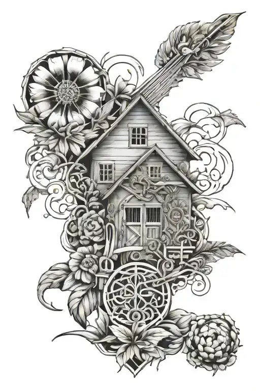 faith farming tattoo design idea