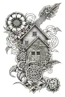 faith farming tattoo design idea