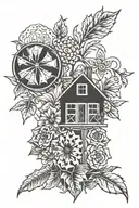 faith farming tattoo design idea