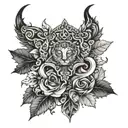 coroa de louros  tattoo design idea