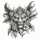 coroa de louros  tattoo design idea