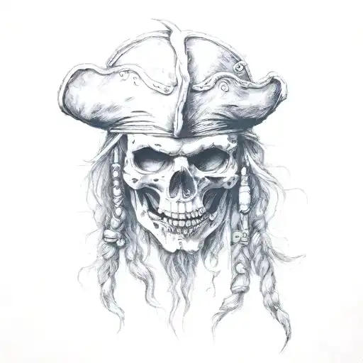 Pirates of the Caribbean tattoo design idea