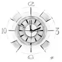 Broken Clock tattoo design idea