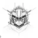 chibi Gundam tattoo design idea