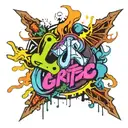 trauma caused tattoo design idea