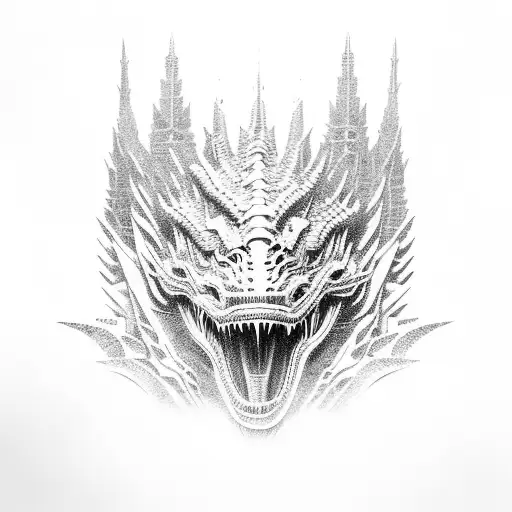 kiryu from godzilla vs mechagodzilla tattoo design idea