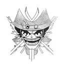 Luffy  tattoo design idea