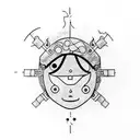 Luffy  tattoo design idea