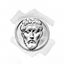 marcus aurelius roman coin tattoo design idea