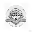 marcus aurelius roman coin tattoo design idea