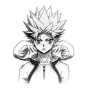 hunterxhunter killua tattoo design idea
