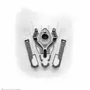  glock-18  tattoo design idea