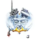 hades posideon and zeus with their weapons  tattoo design idea