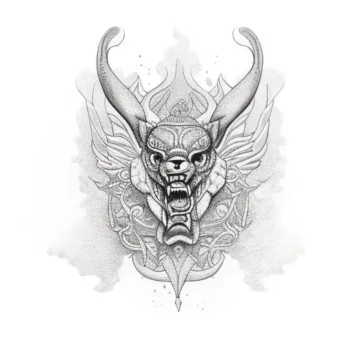 runner tattoo design idea